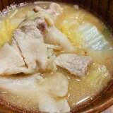ぶた味噌鍋の手作りスープ（覚書）